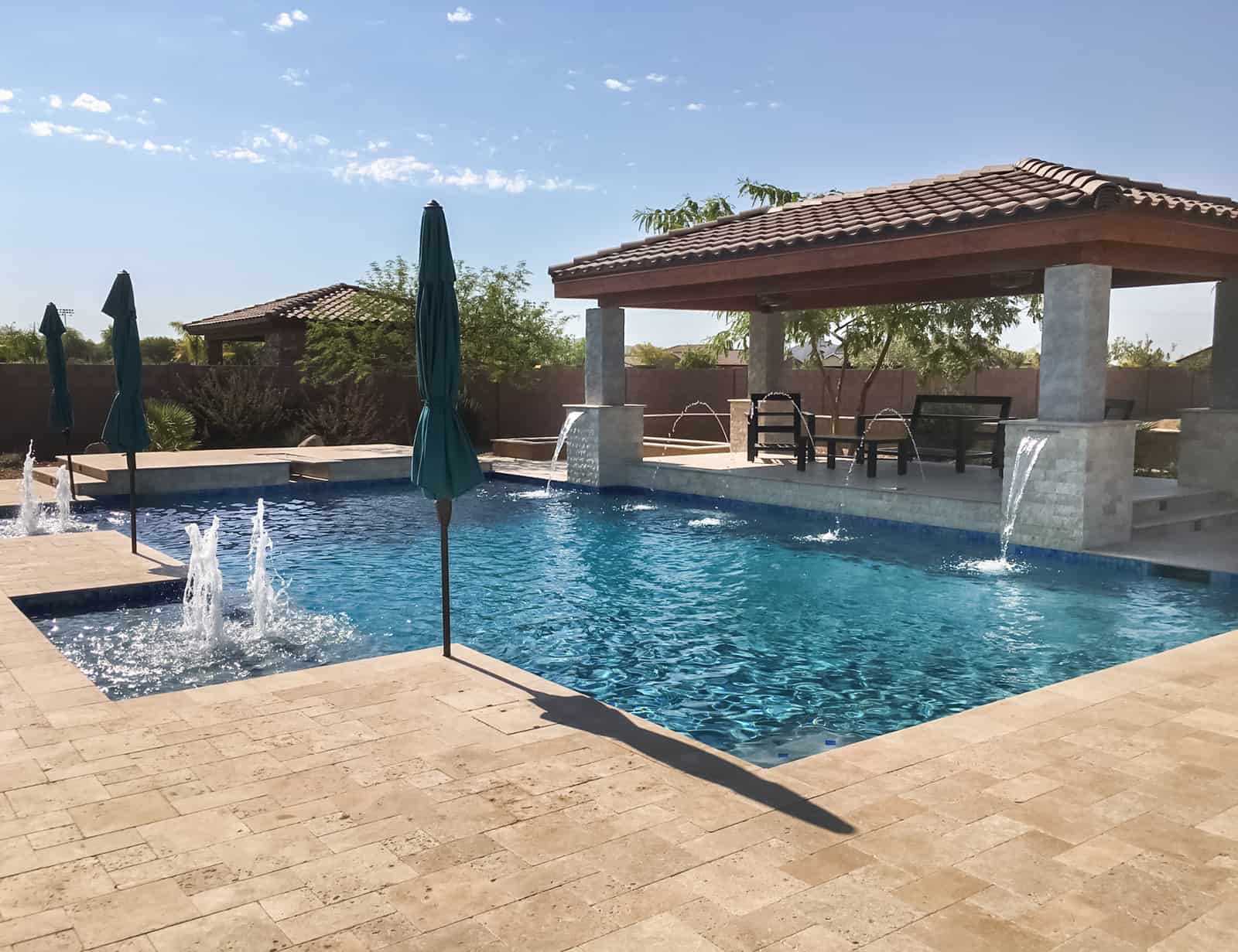 Unique Pool Designs Deck
